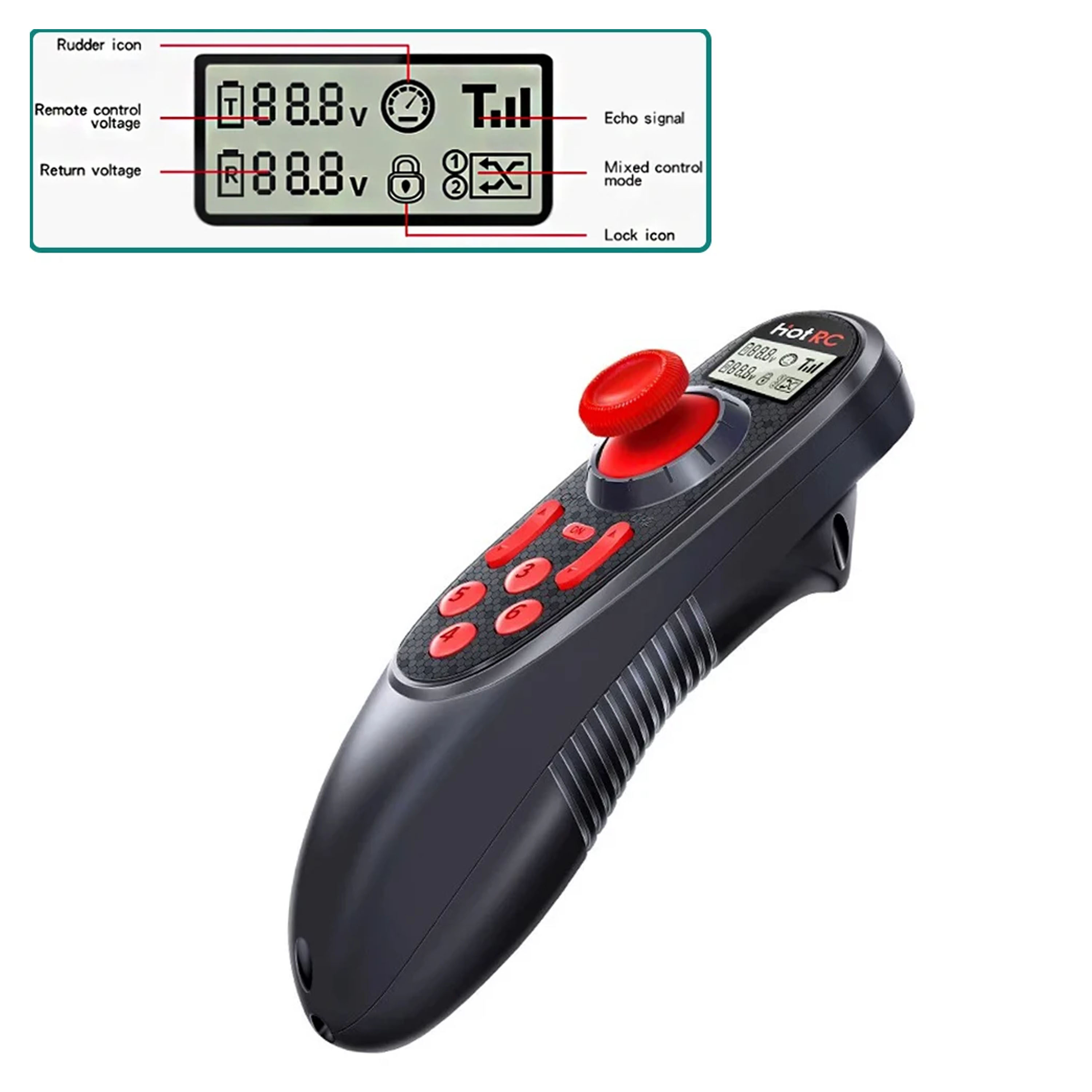 Sistema de Rádio HOTRC DS-600  - Brushless Motor Thrust Test Stand avaliação e preço