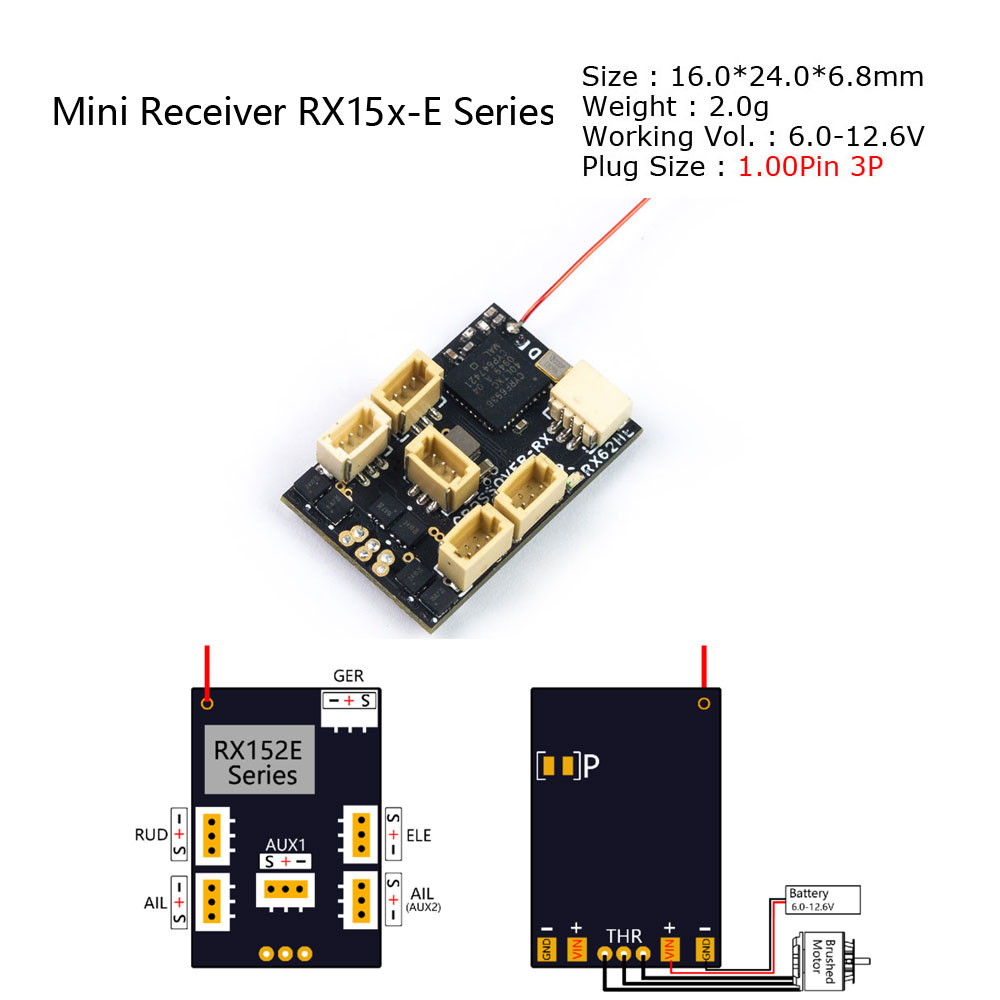 Receptor Mini Micro RX 7CH da  - Brushless Motor Thrust Test Stand avaliação e preço
